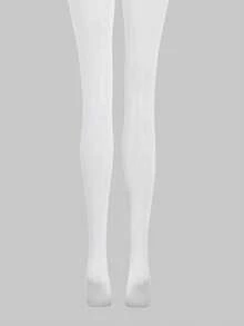 ROMWE Anime 1 đôi tất liền thân màu đen kiểu Y2K Punk in hình nốt nhạc Millennial Rock, thời trang và đơn giản dành cho nữ, thích hợp cho sinh viên, mua sắm, đi làm, v.v. - Bột Barbie - Xem 5