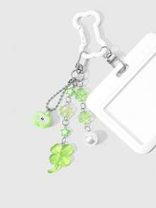 ROMWE Kawaii 1 Ins phong cách Nhật Bản tươi mới đơn giản đa năng phong cách đại học, nhựa resin xanh, acrylic, ngọc trai giả, hạt tròn, tinh thể kim tuyến mịn trong suốt, hoa anh đào tráng men, cỏ bốn lá 3D, lát táo hoạt hình, ngôi sao, acrylic trắng, nắp trượt ngang, bao thẻ, thẻ ID, bao thẻ sinh viên, bao bảo vệ thẻ ngôi sao, phụ kiện móc khóa DIY vẽ xương, mặt dây chuyền túi, phù hợp cho nhân viên văn phòng, sinh viên, nữ tiệc tùng và phụ nữ đeo hàng ngày, quà tặng ngày lễ - Nhiều màu - 121 - Xem 9