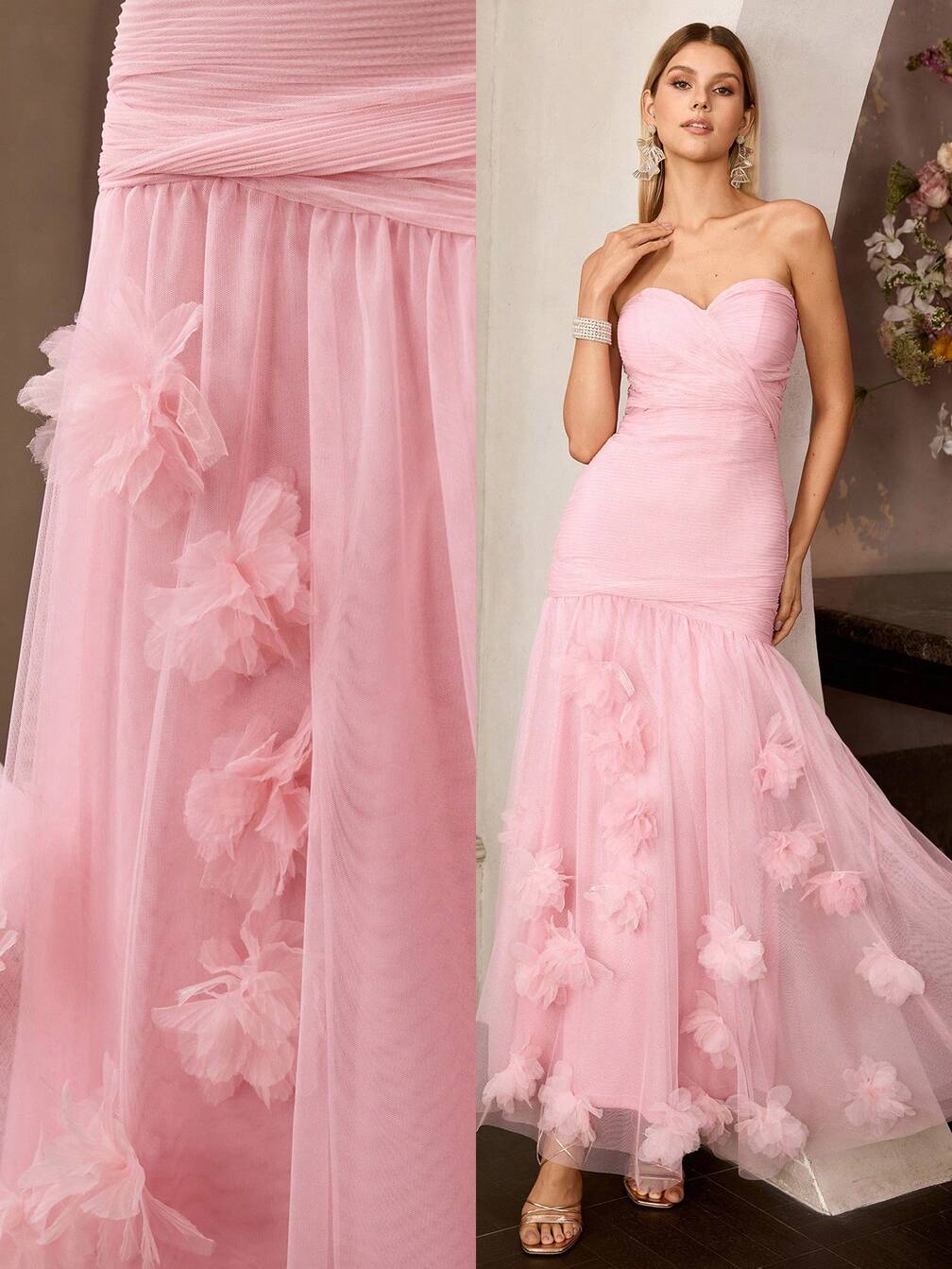 women's spring formal dresses Primavera 13160 Modest Semi-Formal Dress Rose / 6 a stunning choice for any special occasion XUNRYAN Wedding Guests Dresses Women