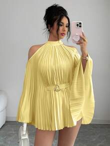 Women Blouses & Shirts - 黃色 - 查看 3