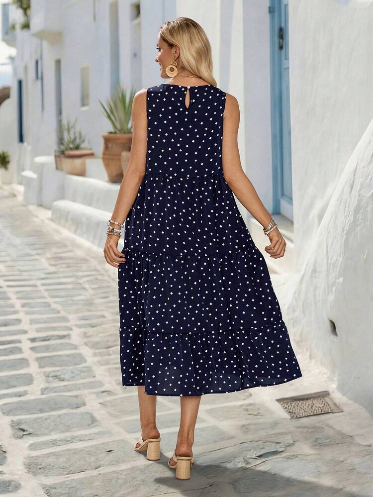 Women's Casual Geometric Print Sleeveless Mid-Length Dress Summer Outfit For Women Summer Dress Graduation Dress For Women Casual Dresses For Women Casual Women's Dresses Summer Holiday Outfits Vacation Dresses Vacation Outfits For Women Holiday Dresses Dresses For Holiday,Summer Dresses For Women Causal Dresses For Women Summer Resort Wear Women Vacation Dress Casual Summer Dresses For Women Vacation Outfits Women Dress Picnic Dresses For Women Sleeveless Dresses For Women
