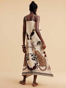 Travachic Đầm dệt in họa tiết dành cho kỳ nghỉ xuân/hè của nữ - Nhiều màu - Xem 2