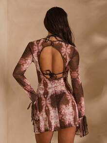 Glamine Women's Fashion New Rhinestone Embellished Party, New Year, Date Night Dress - Pink - View 3