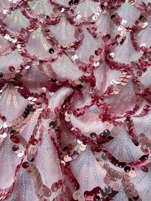 Rustia Chân váy ngắn đính sequin họa tiết đại dương gợi cảm dành cho nữ, kiểu dáng nàng tiên cá, thích hợp cho các bữa tiệc mùa hè và kỳ nghỉ biển. - Hồng - Xem 7