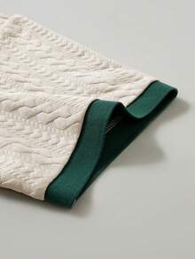 EGENSIO Men's Textured Solid Polo Shirt & Drawstring Shorts Set Spring To Summer - Apricot - View 4