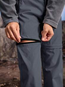 In My Nature 女士拉链口袋可拆卸徒步裤 - 霧霾藍 - 查看 5