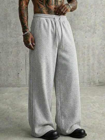 AXEPEAK Men's Casual Loose Comfortable Warm Fleece Sweatpants