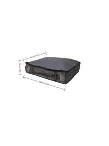 1PC 2PCS Under Bed Storage Bags Classic Fabric Cabinet Organizer Foldable Underbed Storage Containers Large Capacity For Blankets Towels Comforters Sweaters Pillows Linens Wrapping Paper With Zipper Multi Purpose Home Room Storage Closet Organizer Must Have - Multicolor - View 10
