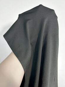 Sweetra Bộ jumpsuit bó sát 3 kiểu mặc: không dây/cổ yếm/vai lệch, co giãn, thoải mái, đa năng. - Màu xám đen - Xem 6