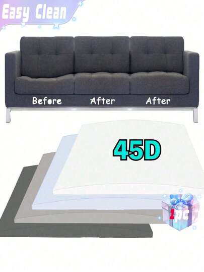 1 Bộ 45D Đệm Ghế Sofa Hỗ Trợ Cho Đệm Xẹp, Đệm Ghế Sofa 20"X20" Sửa Chữa Xẹp, Đệm Ghế Sofa Cong 45D Mật Độ Cao Thay Thế Cho Ghế Sofa