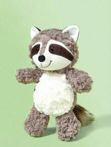 POKOJA LAND 25 厘米/9.8 英寸可爱浣熊毛绒动物小浣熊毛绒玩具灰色浣熊毛绒玩具柔软林地浣熊毛绒动物玩偶适合婴儿儿童孩子女孩男孩孩子生日节日装饰家居、圣诞礼物的完美礼物。 - 彩色 - 查看 3