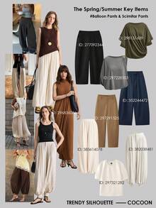Ontre Áo thun nữ 2026SS màu mơ nhạt, chất liệu giống vải lanh, thoải mái, co giãn, cổ tròn, tay raglan, thiết kế chữ H, cổ tay nhún, điểm nhấn phối màu, phong cách hiện đại, năng động, công sở, thanh lịch, cổ điển, chất liệu cao cấp, thích hợp cho sân bay. - Màu be - Xem 7