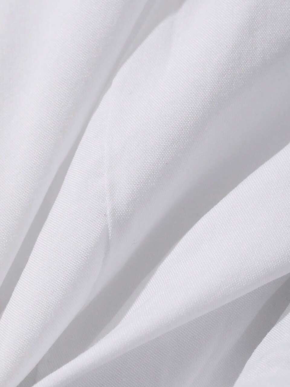 Women's White Petal Sleeve V-Neck Blouse Summer Office Casual Elegant