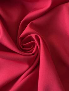 Roveilla 大码女装时尚优雅新款红色不对称荷叶袖衬衫，配金属扣腰带。大码红色上衣，红色女式衬衫，大码女式衬衫，大码女式衬衫，大码上衣，单肩上衣，大码单肩上衣，大码无袖上衣，红色夏季上衣，红白上衣，女式上衣和衬衫，羊毛两件套，女士办公室工作服，职业衬衫，工作服，女士休闲装，优雅套装。 - 紅色 - 查看 8