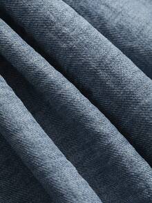 DAZY Bộ 2 món áo hai dây kiểu Hàn Quốc và quần ống rộng dành cho nữ. - Màu xanh lam - Xem 3