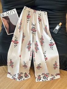 GlowEve Quần nữ kiểu dáng thường ngày in họa tiết hoa, cạp chun. - Nhiều màu - Xem 3