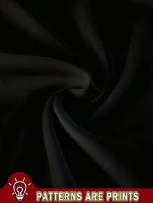SHEIN EZwear 两件套女士休闲简约黑色和藏蓝色纯色百搭圆领短袖连体衣，适合春夏穿着 - 彩色 - 查看 5
