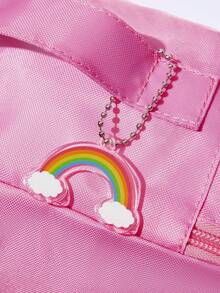 SHEIN X Care Bears 可爱卡通图案印花旅行收纳袋，分类收纳，多种尺寸可选，适用于各种尺寸的包袋，非常适合短途旅行、长途旅行、日常家庭收纳等场景，男女老少皆宜，学生适用，图案包括：开心熊、分享熊、生气熊 - 混色 - 查看 10