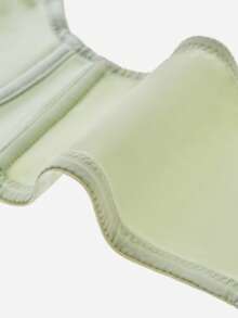 LUVLETTE Sujetador minimalista para mujer con cobertura total, sin forro, con soporte lateral, de malla verde transparente y cómodo - Mostaza Amarilla - Ver 7