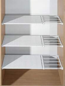 Expandable Wardrobe Closet Organizer Shelf - Multicolor - View 2