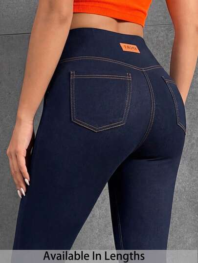 SHEIN PETITE CURVE 大码字母拼接骑行短裤，休闲运动高腰女装夏季服装