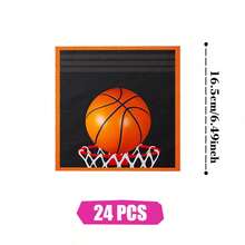 橙黑蓝阴影一次性餐盘、餐巾纸和杯子，派对用品套装，可供 24 人使用，一次性纸质派对餐具，适合生日、婚礼、主题派对、家庭野餐。 - 查看 6