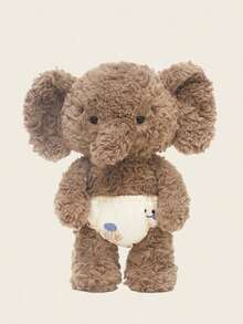 POKOJA LAND 35厘米害羞小象卡通毛绒玩具，可爱的毛绒小象，适合作为儿童礼物、情人节礼物、生日礼物、圣诞节装饰、家居装饰和节日礼物。春夏皆宜。 - 彩色 - 查看 2