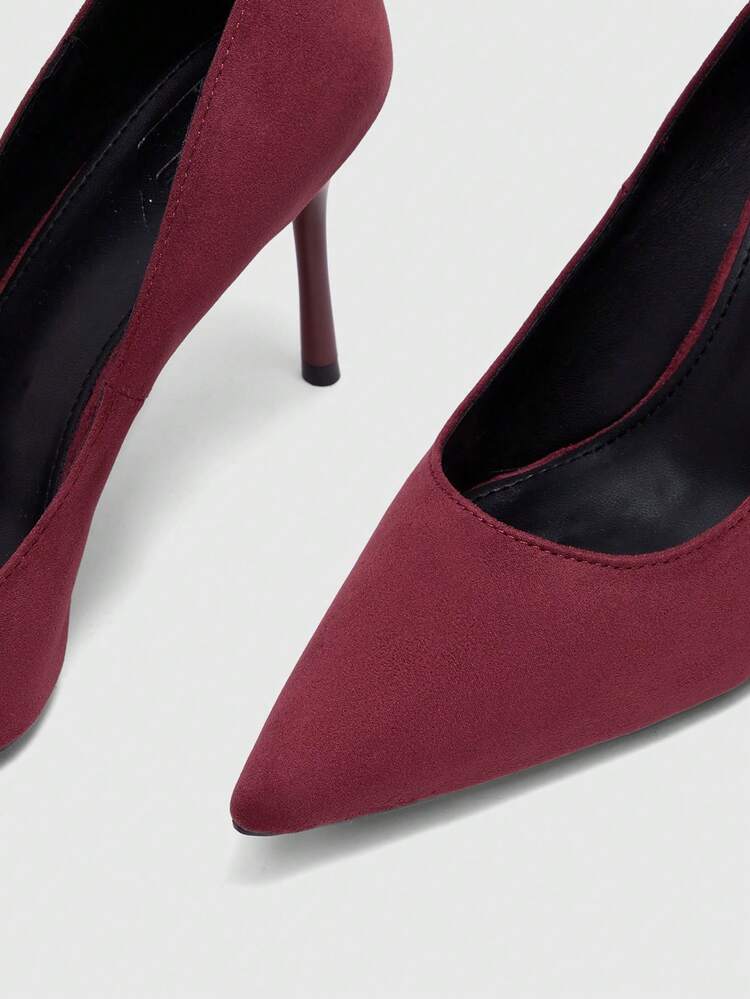 CUCCOO BIZCHIC Women Shoes Spring And Summer Elegant Pointed Stiletto Slip-On 9cm Women's High Heel Shoes Solid Color Versatile Workplace Dating Banquet Shoes
