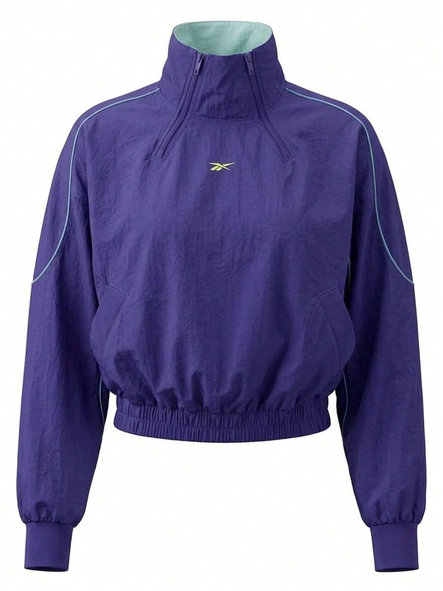 Reebok Women's Cover-Up Sweatshirt Purple - Purple - View 1