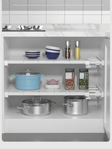Expandable Wardrobe Closet Organizer Shelf - Multicolor - View 3