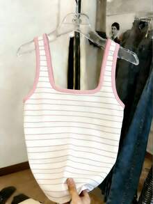 Resyla Women's Striped Lobster Print Fitted Camisole - Multicolor - View 2