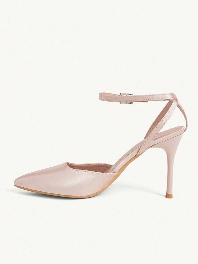 CUCCOO CHICEST Women Shoes New French Sexy Closed Toe High Heels Fashion Low Vamp Stiletto Cross With Satin Dress Party Bridal Wedding Shoes