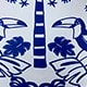 Blue and White