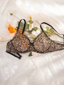 Bare Chapter 2pcs Women's Printed Wire-Free Soft Cup Bra Set - Multicolor - View 7