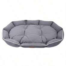 1PC Dog/Cat Bed, Suitable For Small/Medium/Large Dogs, All Season, Scratch & Bite Resistant, Machine/Hand Washable, Soft & Comfortable Fabric, Waterproof & Anti-Slip, Pet Sleeping Mat (Refer To Size Chart In Detail Images) - Beige - View 22