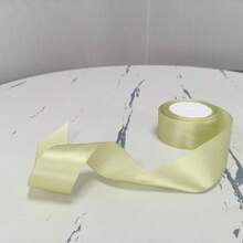 1 cuộn ruy băng polyester màu xanh ô liu, bao bì quà tặng hoa, nơ thủ công tự làm, ruy băng trang trí tiệc cưới, ruy băng đóng gói ngày lễ tình nhân/ bó hoa, quà tặng trang trí trở lại trường ngày lễ tình nhân - Màu xanh Ô liu - Xem 6