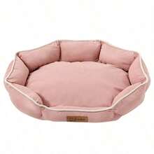 1PC Dog/Cat Bed, Suitable For Small/Medium/Large Dogs, All Season, Scratch & Bite Resistant, Machine/Hand Washable, Soft & Comfortable Fabric, Waterproof & Anti-Slip, Pet Sleeping Mat (Refer To Size Chart In Detail Images) - Beige - View 17