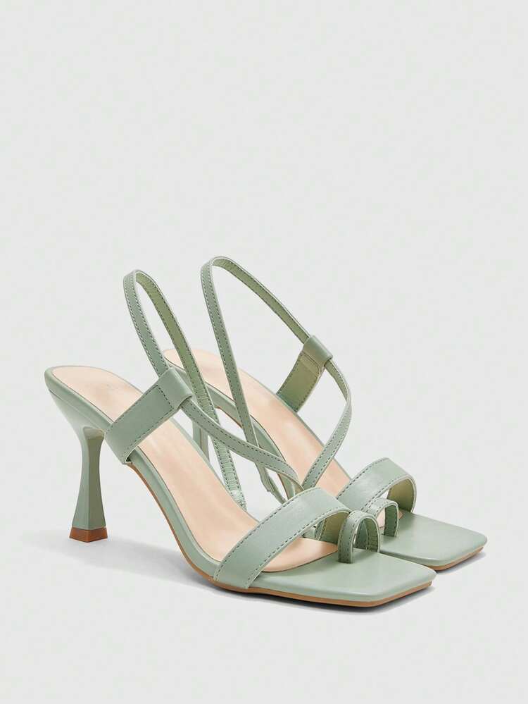 CUCCOO BIZCHIC Women Shoes New Toe With Simple Style High Heels Women's Sandals