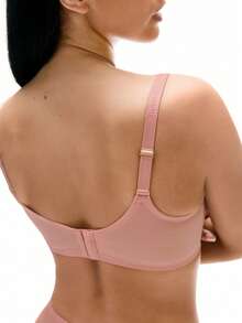 LUVLETTE Áo ngực Dream Curve Air không lót, kiểu balconette, thoáng khí, giảm kích thước, tông màu đất, chất liệu lưới xuyên thấu và ren dành cho nữ. - Rỉ Nâu - Xem 3