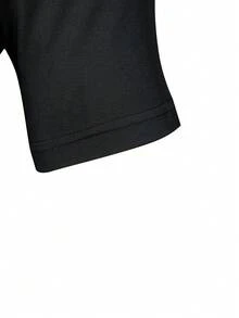 GymBeat Camiseta de manga corta con cuello alto casual y versátil para uso diario y deportes para hombres - Multicolor - Ver 4