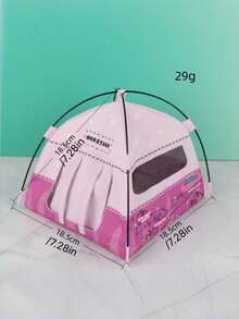 【婴儿床】这款创意可爱的小动物婴儿床适用于Labobo娃娃和Labobo玩偶，尺寸为18厘米x18厘米。它既可以作为拍照用的露营帐篷，也可以作为迷你娃娃屋或桌面装饰品。它是一款Labobo娃娃。 - 彩色 - 查看 6