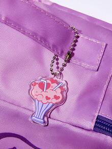 SHEIN X Care Bears 可爱卡通图案印花旅行收纳袋，分类收纳，多种尺寸可选，适用于各种尺寸的包袋，非常适合短途旅行、长途旅行、日常家庭收纳等场景，男女老少皆宜，学生适用，图案包括：开心熊、分享熊、生气熊 - 混色 - 查看 7