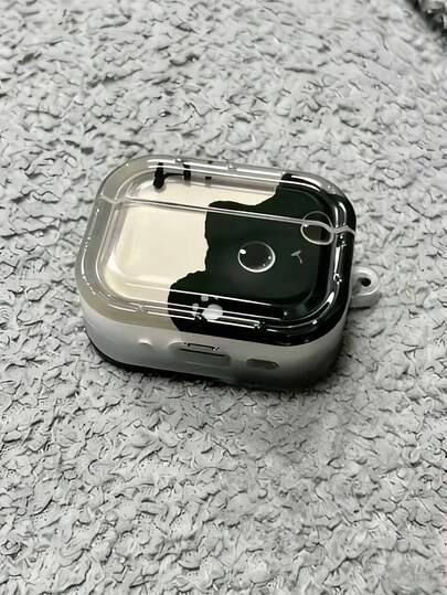 1PC Cute Black Cat Pattern Headphone Protective Case Compatible With 1 2 3 4 Pro Pro 2 And New Pro 3rd Generation