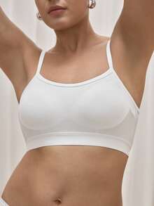 Bralette Co Giãn & Mềm Mại Soft Molded Cup Nhẹ - Đen - trắng - Xem 6