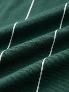 Chillumni Áo Polo nam tay ngắn dáng regular fit, in họa tiết kỹ thuật số và kẻ sọc, phối màu - Nhiều màu - Xem 5