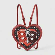 Betty Boop | ROMWE Túi xách Betty Boop & ROMWE hình dáng đặc biệt, kiểu dáng hoạt hình dễ thương, chất liệu PU, thích hợp cho việc đi học. - Màu đỏ 1 - Xem 4