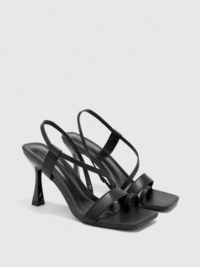 CUCCOO BIZCHIC Women Shoes New Toe With Simple Style High Heels Women's Sandals