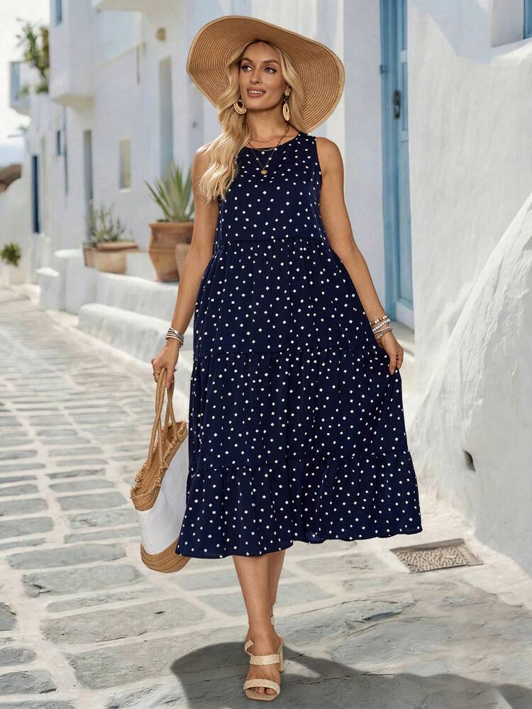 Women's Casual Geometric Print Sleeveless Mid-Length Dress Summer Outfit For Women Summer Dress Graduation Dress For Women Casual Dresses For Women Casual Women's Dresses Summer Holiday Outfits Vacation Dresses Vacation Outfits For Women Holiday Dresses Dresses For Holiday,Summer Dresses For Women Causal Dresses For Women Summer Resort Wear Women Vacation Dress Casual Summer Dresses For Women Vacation Outfits Women Dress Picnic Dresses For Women Sleeveless Dresses For Women