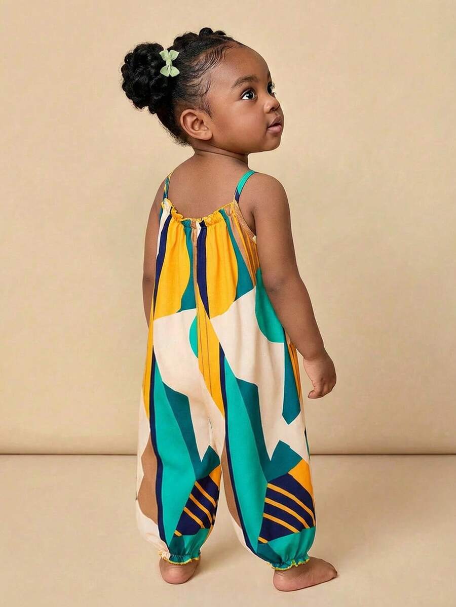 Travachic KIDS 新生女宝宝可爱休闲度假连体衣,夏季 - 綠色 - 查看 1