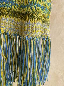 Soleia 女士度假风流苏下摆露背针织上衣和针织迷你裙两件套 - 彩色 - 查看 8